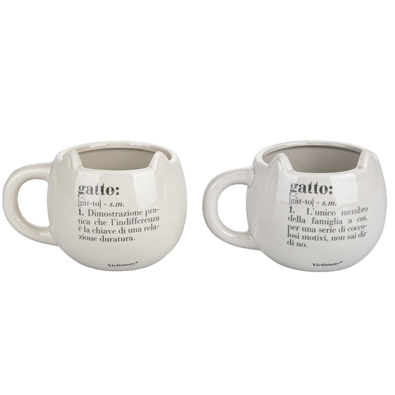 Set 2 tazze  in Ceramica VdE Tivoli 1996 Bianco