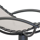 Sdraio chaise longue da Giardino ellittica 175x78x82 cm Twist Panna