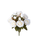 Set 3 Bouquet Artificiali Rose Anticato 39 cm 