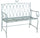 2-Sitzer-Gartenbank 104 x 55 x 95,5 cm aus grünem Ragusa-Metall