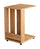 Tavolino da divano 37x45x67 cm Edi porta pc e riviste rovere oak