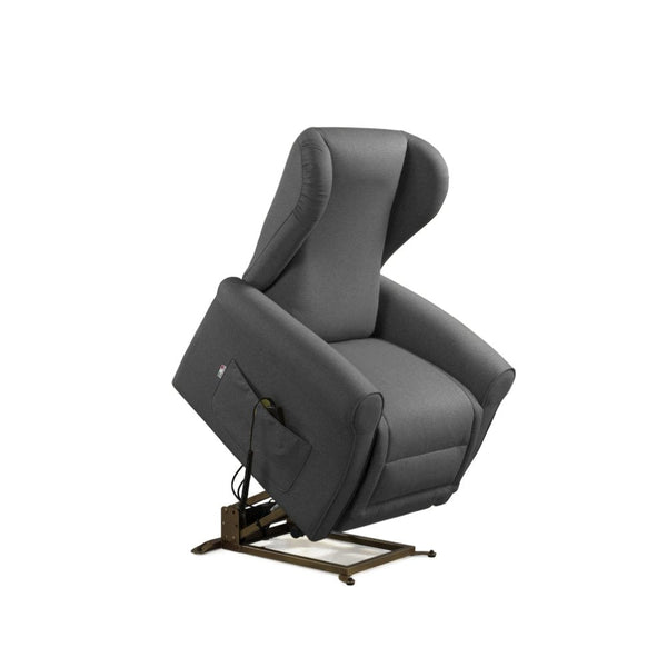 Poltrona Alzapersona Elettrica 2 Motori 90x100x90 cm Sofa in Microfibra Dispositivo Medico 1 Grigio Scuro acquista