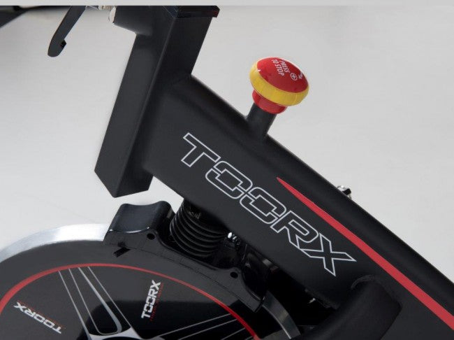 Spin Bike Magnetica Volano 22Kg 140Kg Max Leva di Sicurezza Toorx SRX-95