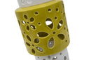 Vaso Yellow Ring Ø14x34 cm Porcellana Bianco e Verde
