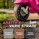 Moto Elettrica per Bambini Licenza Vespa Batteria Ricaricabile 6V Rotelle e Luci Rosa      