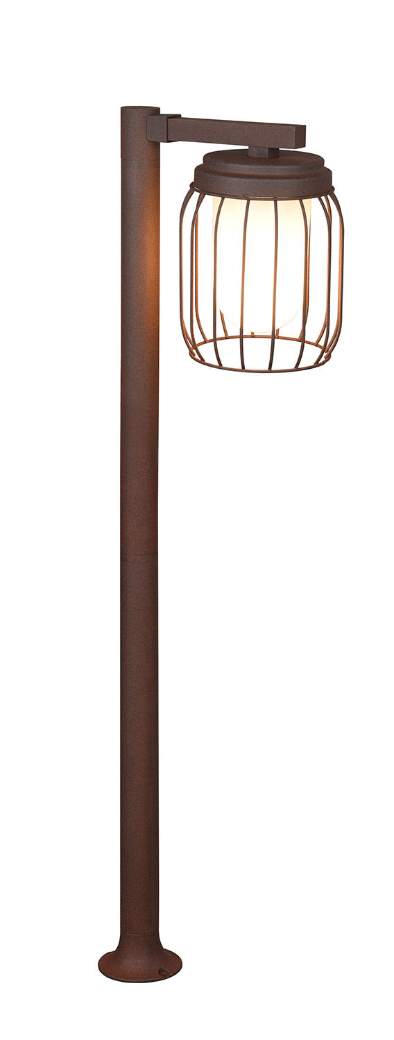 Lampada Palo da Esterno Attacco E27 in Alluminio Pressofuso Ruggine online