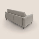 Divano Letto 3 Posti 215x95x96 cm in Tessuto Beige