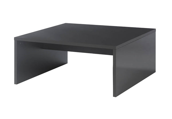 online Quadratischer Couchtisch für Wohnzimmer in Melamin 81x81x36cm TFT Boost Anthrazit