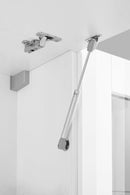 Parete Attrezzata Soggiorno 260x30x180 cm Maruska n°2 Bianco Lucido 