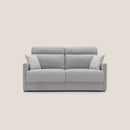 Divano Letto 2 Posti 156x102x97 cm in Tessuto Grigio Chiaro