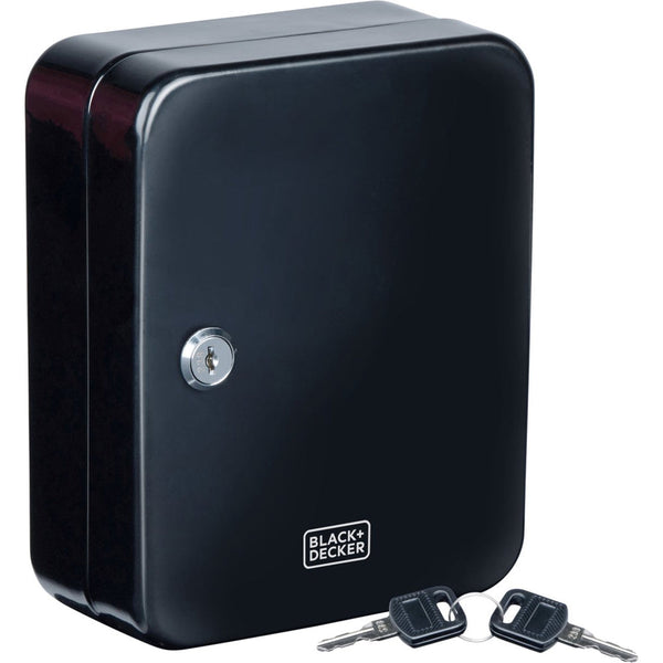 online Cassetta Portachiavi Nera da Muro Serratura e Doppia Chiave 20 Ganci Ingresso Black & Decker