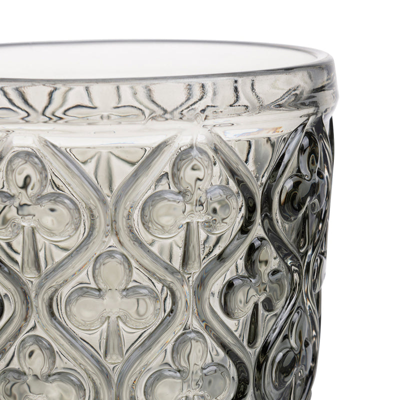 Set 4 Calici Marrakech Stones in Vetro VdE Tivoli 1996 Grigio