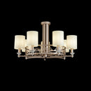 Lampadario House in Metallo Vittoria Crema con Oro