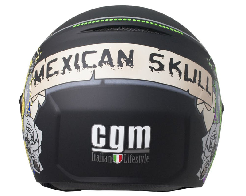 Casco Jet per Scooter Visiera Sagomata CGM Cancun 107S Nero Opaco