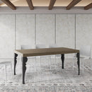 Tavolo Allungabile 200-304x90x77 cm Paxon Premium Tortora Telaio Antracite 