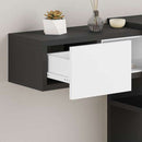 Mobile ingresso Efes antracite bianco con specchio