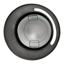 Cestino Gettacarte Posacenere Ø24,7 cm in Metallo Nero Opaco 10L per Interno Esterno