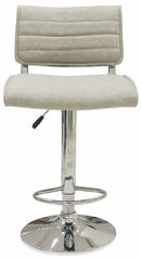 Sgabello 91x44x51 cm in Similpelle Soriani Grigio