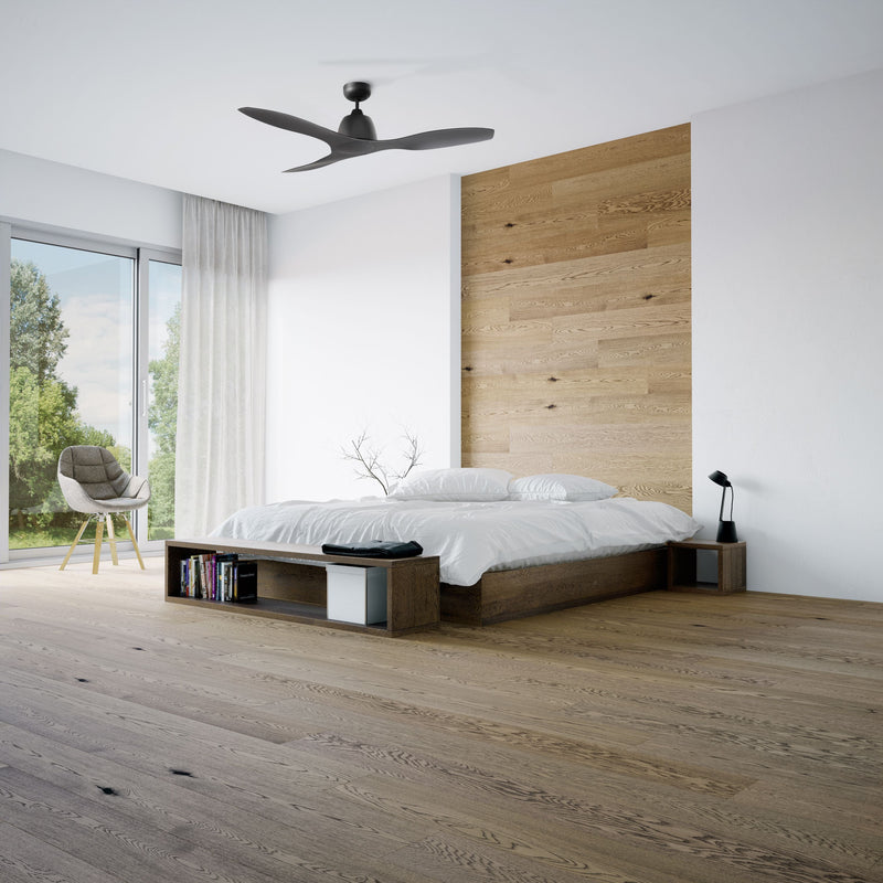 Ventilatore da Soffitto con 3 Pale in Abs Ø120 cm 3 Velocità Martec Elite Bianco