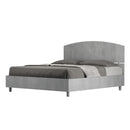 Letto Matrimoniale Dora Grigio Varie Misure