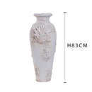 Anfora Conchiglie e Coralli 37 H 83 cm