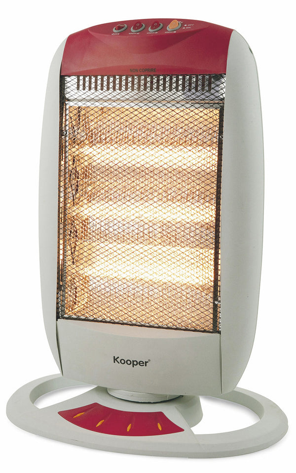 Halogenofen 1200W 3 Elemente Kooper India Red acquista