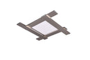 Plafoniera da Interno a LED in Metallo Nickel Opaco