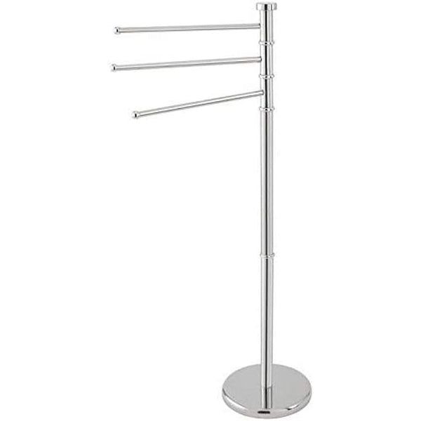 Piantana Portasciugamani in Acciaio Cromato con 3 Bracci Orientabili 6x23x37 cm acquista