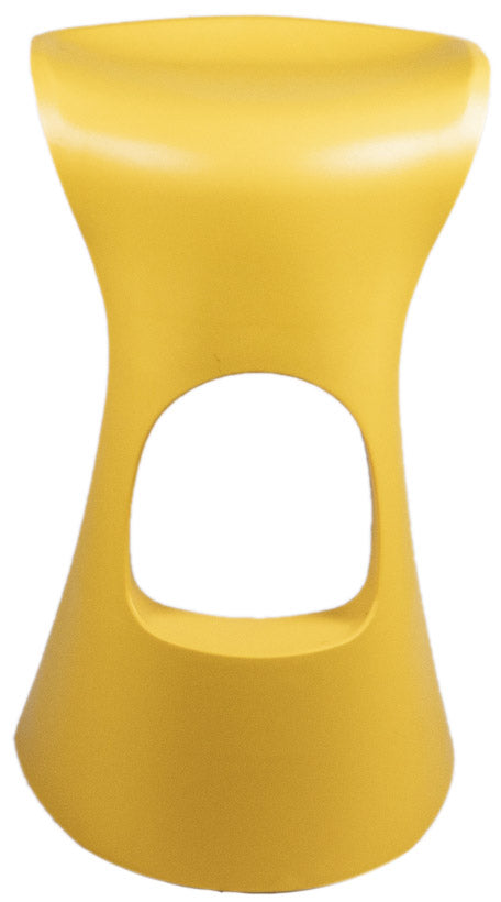 Sgabello da Bar Casa Cucina in Polipropilene Vandi Giallo