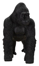 Statua Gorilla 35x37,5x21,5 cm in Poliresina Nero