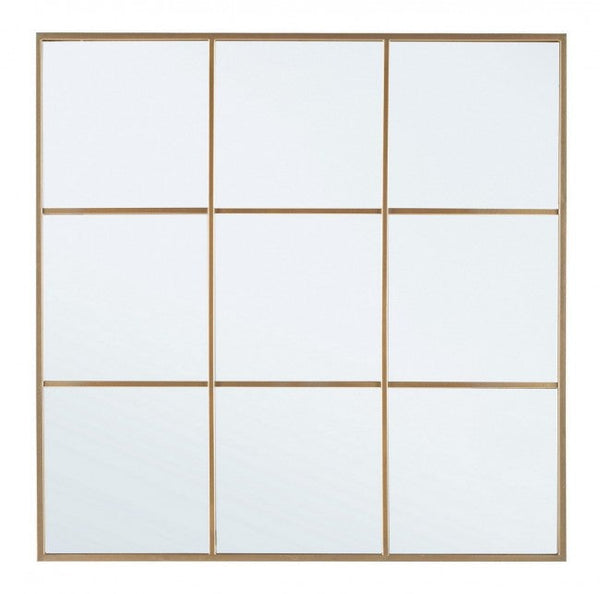 sconto Window Nucleos Oro Metallspiegel mit Kissen