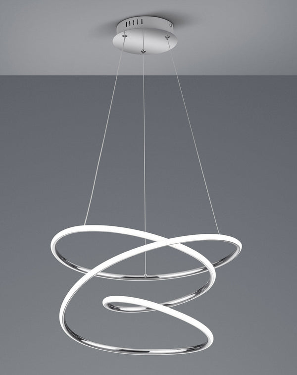 online Lampada a Sospensione da Interno a LED SMD in Metallo Cromo