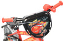 Bicicletta per Bambini 12" Disney Cars Freno Caliper e Stabilizzatori in Acciaio Hi-Ten Rosso