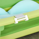 Vaschetta Bagnetto per Bambini 80x53,9x20,8 cm Antiscivolo Pieghevole Verde