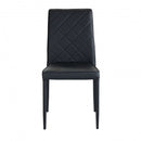 Sedia Blossom 41x50x91 h cm in Similpelle Nero