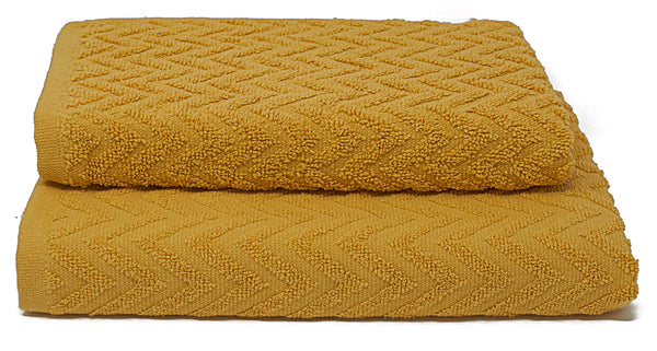 sconto Set Schwamm-Gästetücher + Sally ZigZag Mustard Wipe