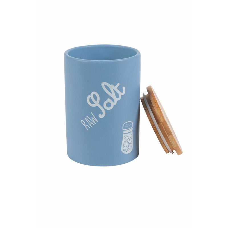 Barattolo Sale Ø10x14,5 cm 700 ml in Dolomite VdE Tivoli 1996 Natural