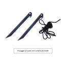 Babbo Natale Gonfiabile Decorazione Natalizia per Interni ed Esterni con 8 Luci LED 160x90x240 cm 