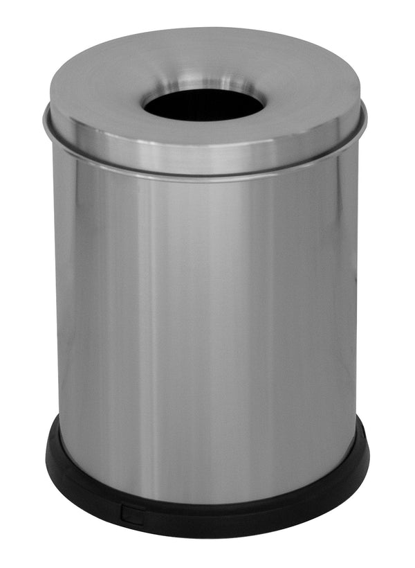 prezzo Pattumiera Gettacarte Ø25xh35 cm Autoestinguente in Acciaio Inox Argento