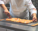 Tagliere da Cucina 30x81 cm  In Legno e Acciaio Giusto
