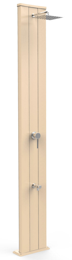 Doccia Solare da Giardino 40L Miscelatore e Lavapiedi Arkema Dada S Champagne Bronze prezzo