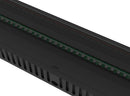 Camino a Vapore Elettrico da Incasso 220x48,5x33 cm Invapo con LED RGB Nero