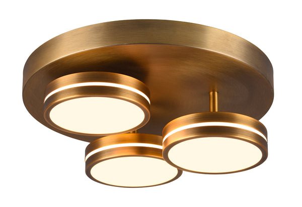 prezzo Plafoniera da Interno a LED in Metallo Ottone antico