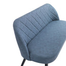 Divano 2 Posti 130x55x80 cm in Similpelle Blu