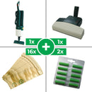 Kit Risparmio Folletto VK 122 con Ricambi Compatibili e Battitappeto Ricondizionato