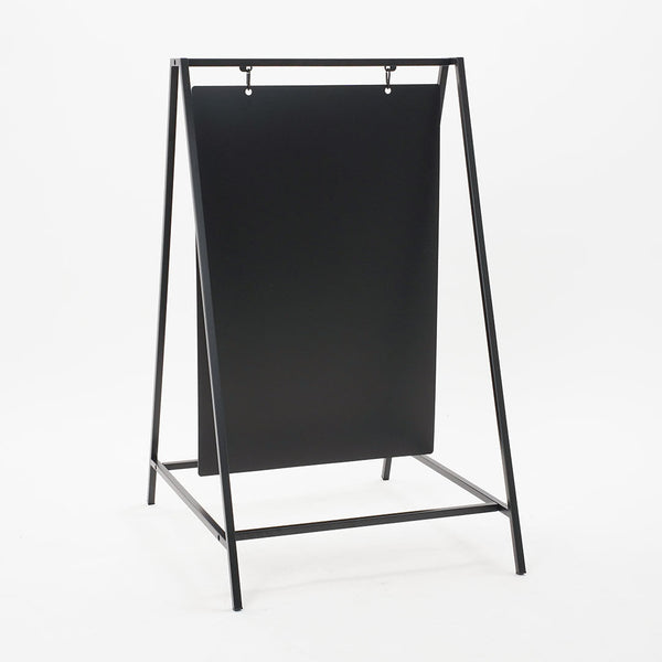 Espositore Pubblicitario Bifacciale Bifacciale con Lavagna 50x70 cm in Metallo Nero prezzo
