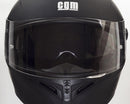 Casco Integrale per Scooter Visiera Lunga CGM Tampere Mono 316A Nero Opaco Varie Misure