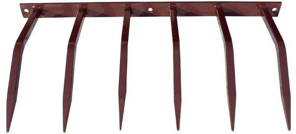 Einbruchschutz mit Stahlspikes 49x25 cm für Balkonwände Braun prezzo