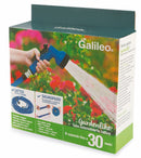 Tubo Pompa Canna dell'Acqua Estensibile 30 mt con Pistola Soriani Gardenlike Blu