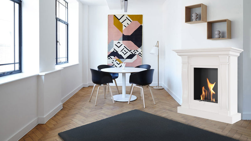 Camino a Bioetanolo da Pavimento 110,9x31,1 cm Flig Odessa Bianco